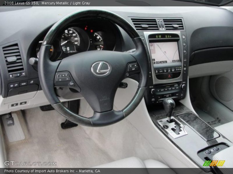 Mercury Metallic / Light Gray 2008 Lexus GS 350