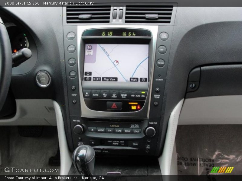 Mercury Metallic / Light Gray 2008 Lexus GS 350
