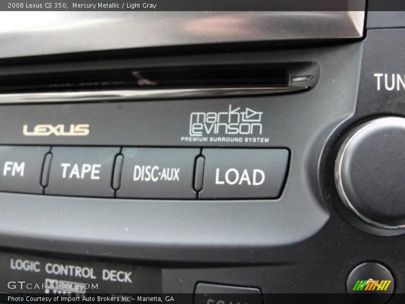 Mercury Metallic / Light Gray 2008 Lexus GS 350