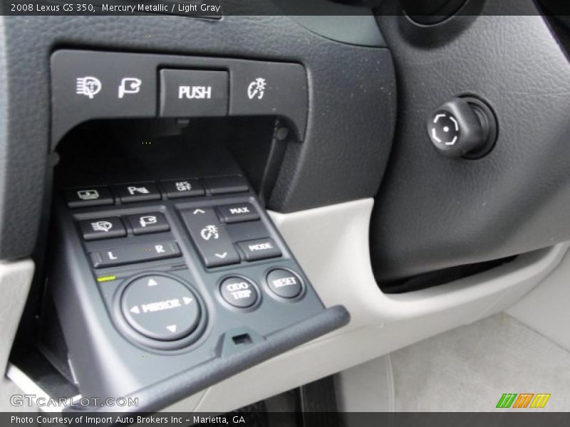 Mercury Metallic / Light Gray 2008 Lexus GS 350