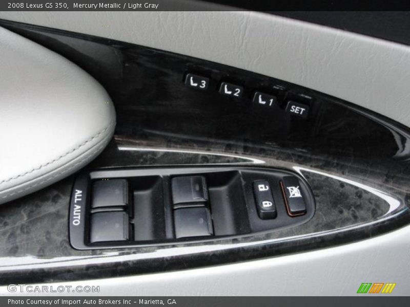 Mercury Metallic / Light Gray 2008 Lexus GS 350