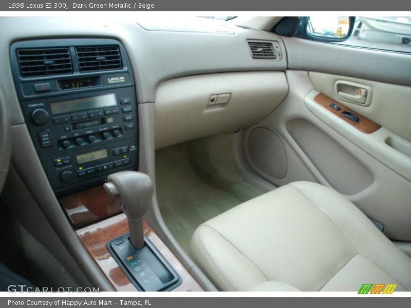 Dark Green Metallic / Beige 1998 Lexus ES 300