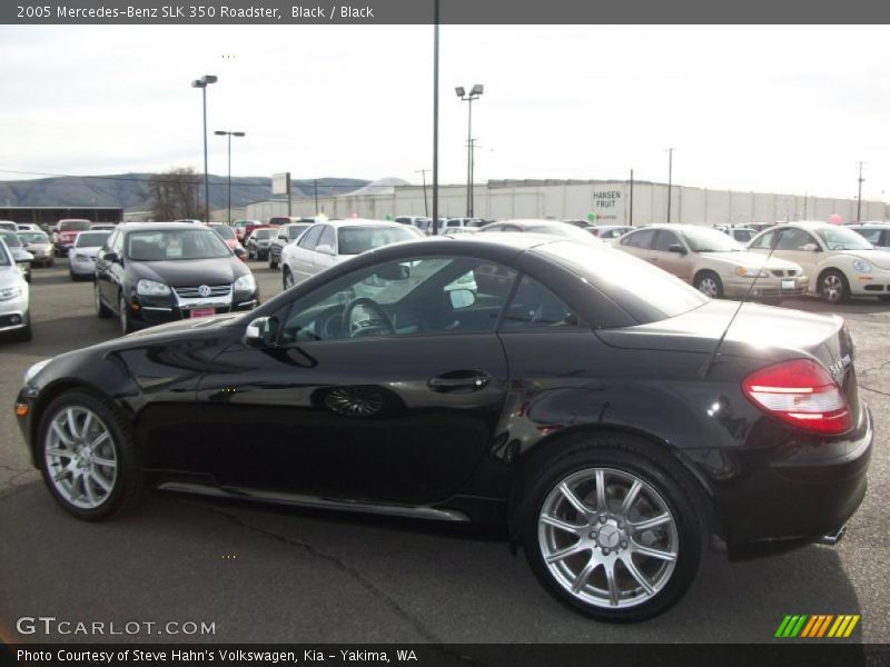 Black / Black 2005 Mercedes-Benz SLK 350 Roadster