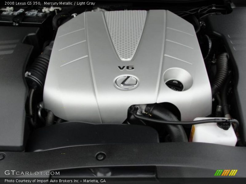 Mercury Metallic / Light Gray 2008 Lexus GS 350