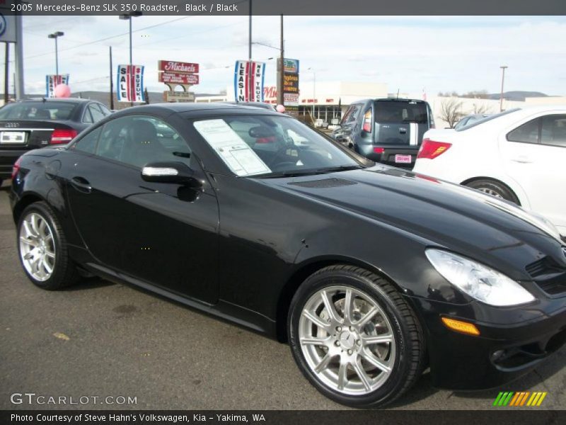 Black / Black 2005 Mercedes-Benz SLK 350 Roadster