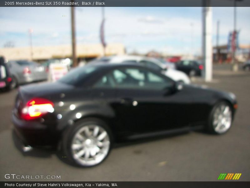 Black / Black 2005 Mercedes-Benz SLK 350 Roadster