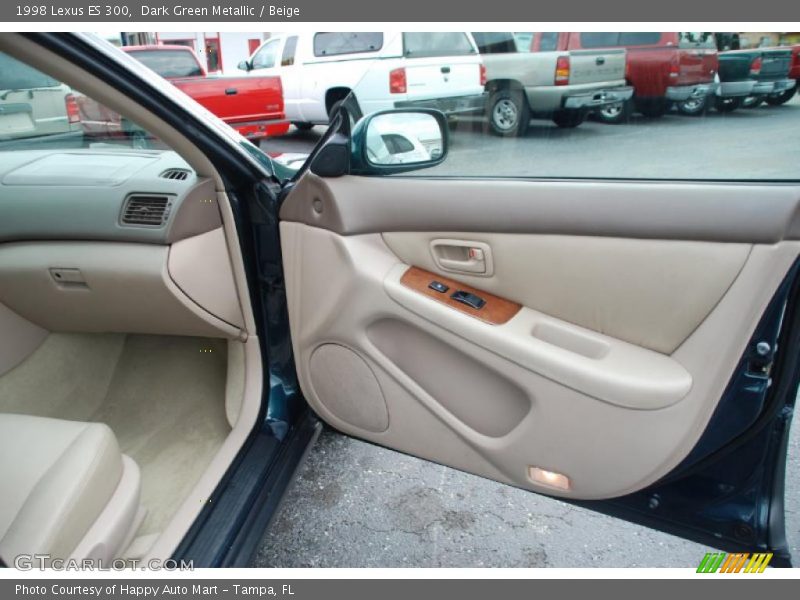 Dark Green Metallic / Beige 1998 Lexus ES 300