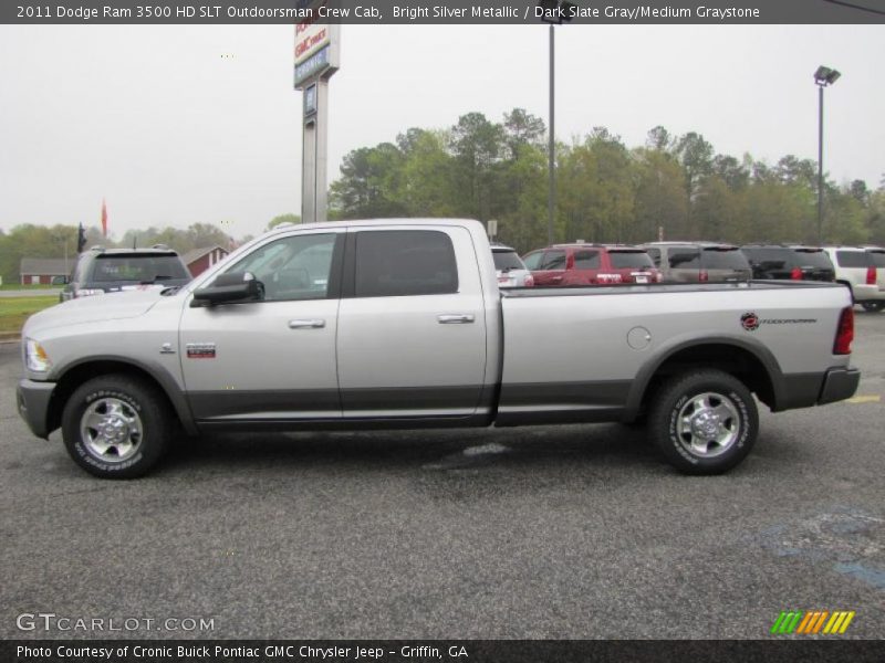  2011 Ram 3500 HD SLT Outdoorsman Crew Cab Bright Silver Metallic