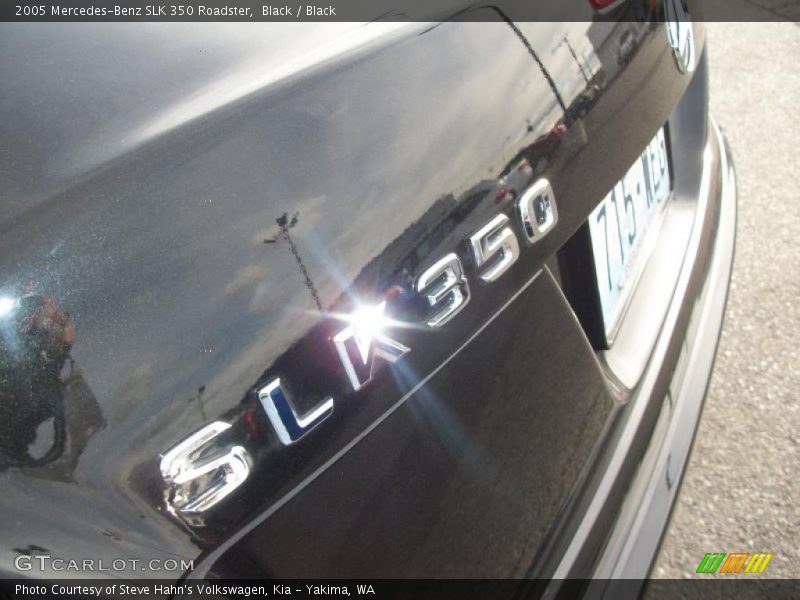 Black / Black 2005 Mercedes-Benz SLK 350 Roadster