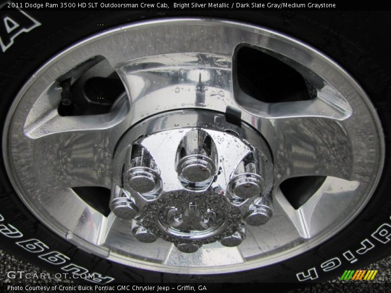 Bright Silver Metallic / Dark Slate Gray/Medium Graystone 2011 Dodge Ram 3500 HD SLT Outdoorsman Crew Cab