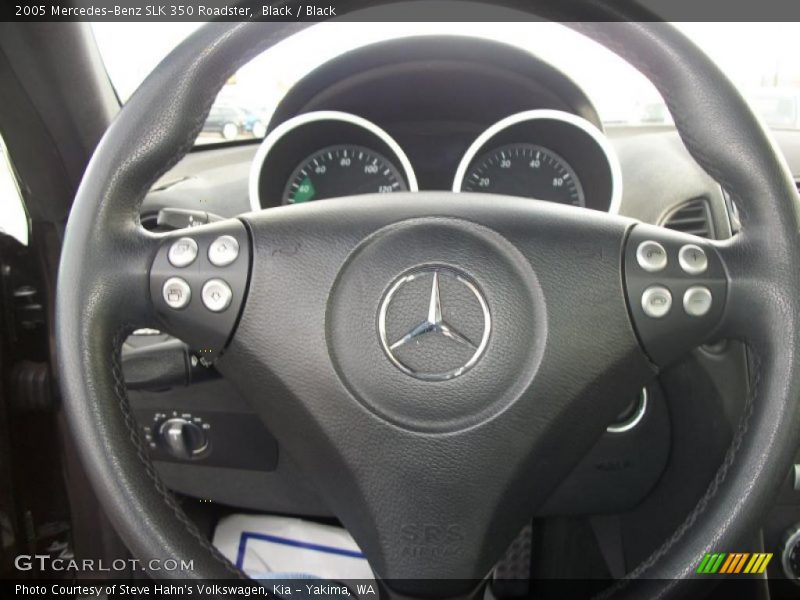 Black / Black 2005 Mercedes-Benz SLK 350 Roadster