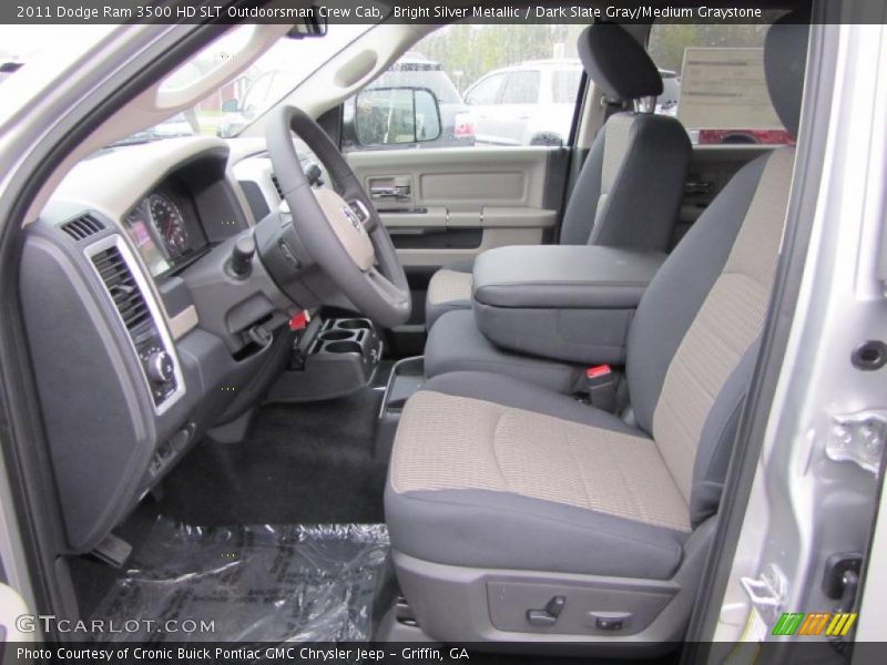  2011 Ram 3500 HD SLT Outdoorsman Crew Cab Dark Slate Gray/Medium Graystone Interior