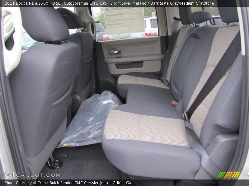  2011 Ram 3500 HD SLT Outdoorsman Crew Cab Dark Slate Gray/Medium Graystone Interior