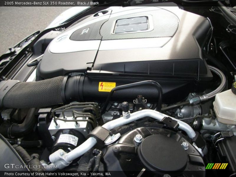 Black / Black 2005 Mercedes-Benz SLK 350 Roadster