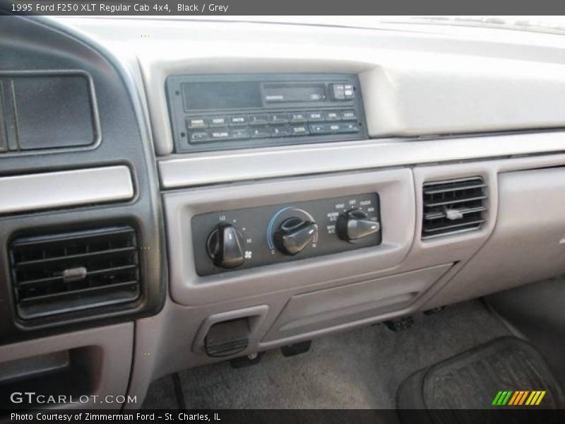 Black / Grey 1995 Ford F250 XLT Regular Cab 4x4