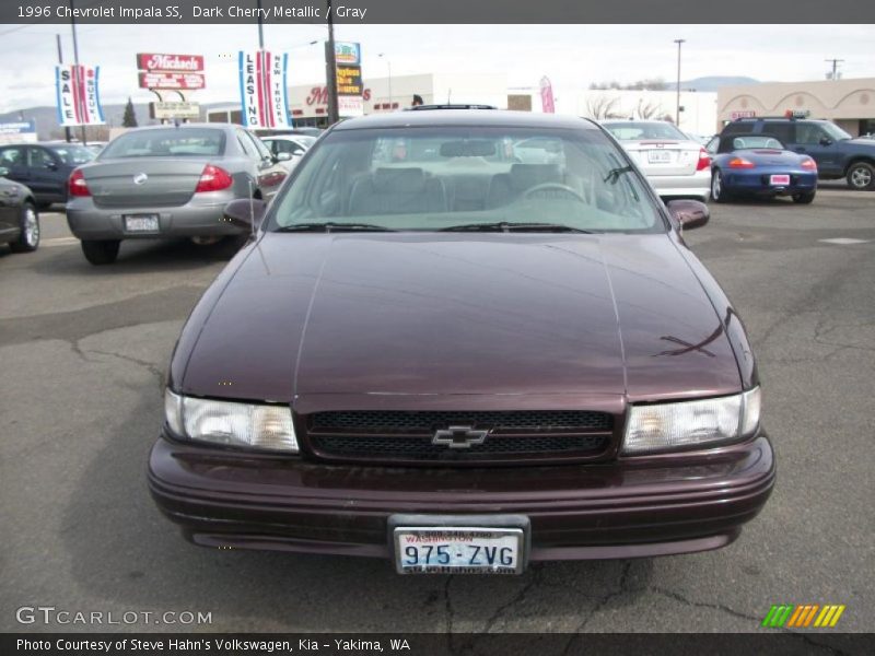 Dark Cherry Metallic / Gray 1996 Chevrolet Impala SS