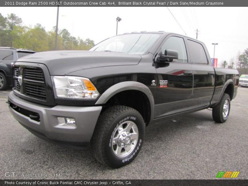 Front 3/4 View of 2011 Ram 2500 HD SLT Outdoorsman Crew Cab 4x4