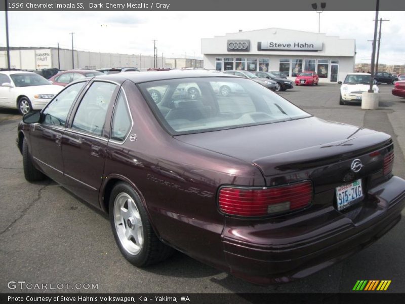 Dark Cherry Metallic / Gray 1996 Chevrolet Impala SS