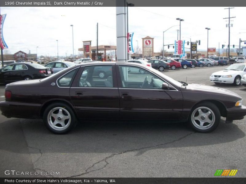 Dark Cherry Metallic / Gray 1996 Chevrolet Impala SS