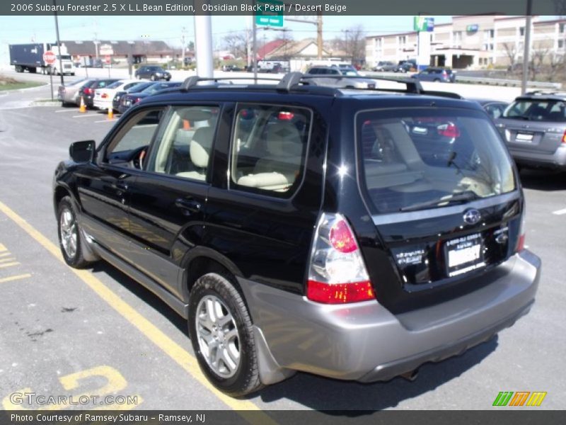 Obsidian Black Pearl / Desert Beige 2006 Subaru Forester 2.5 X L.L.Bean Edition