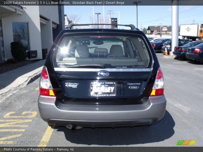 Obsidian Black Pearl / Desert Beige 2006 Subaru Forester 2.5 X L.L.Bean Edition