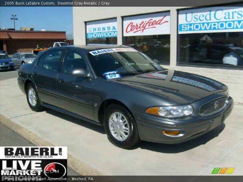 Steelmist Gray Metallic / Gray 2005 Buick LeSabre Custom