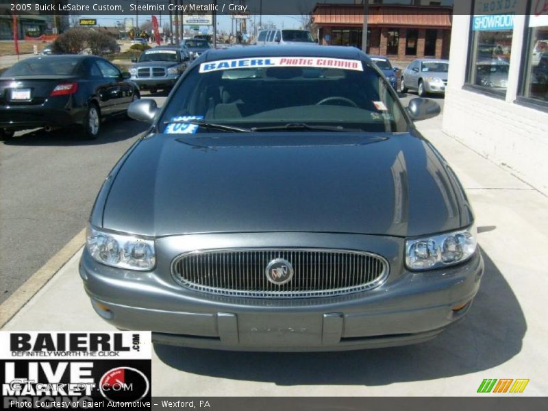 Steelmist Gray Metallic / Gray 2005 Buick LeSabre Custom