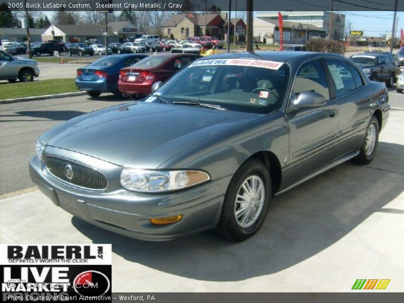 Steelmist Gray Metallic / Gray 2005 Buick LeSabre Custom