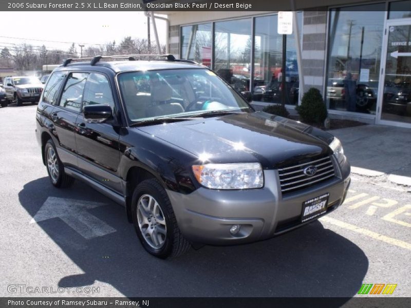 Obsidian Black Pearl / Desert Beige 2006 Subaru Forester 2.5 X L.L.Bean Edition