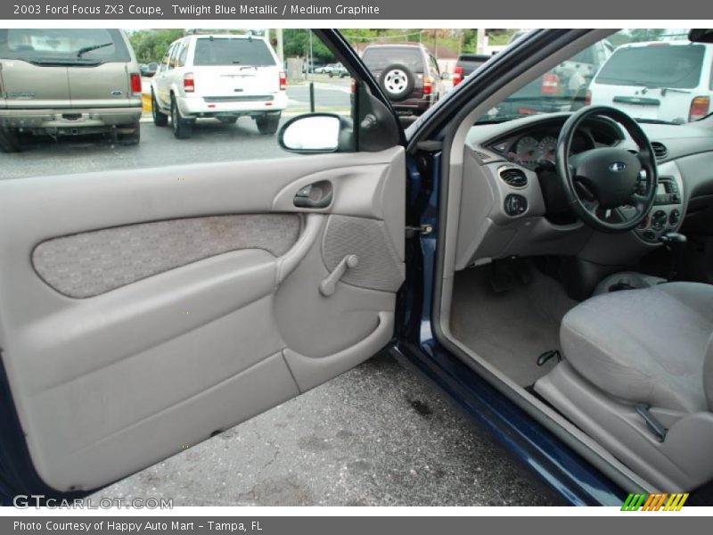 Twilight Blue Metallic / Medium Graphite 2003 Ford Focus ZX3 Coupe
