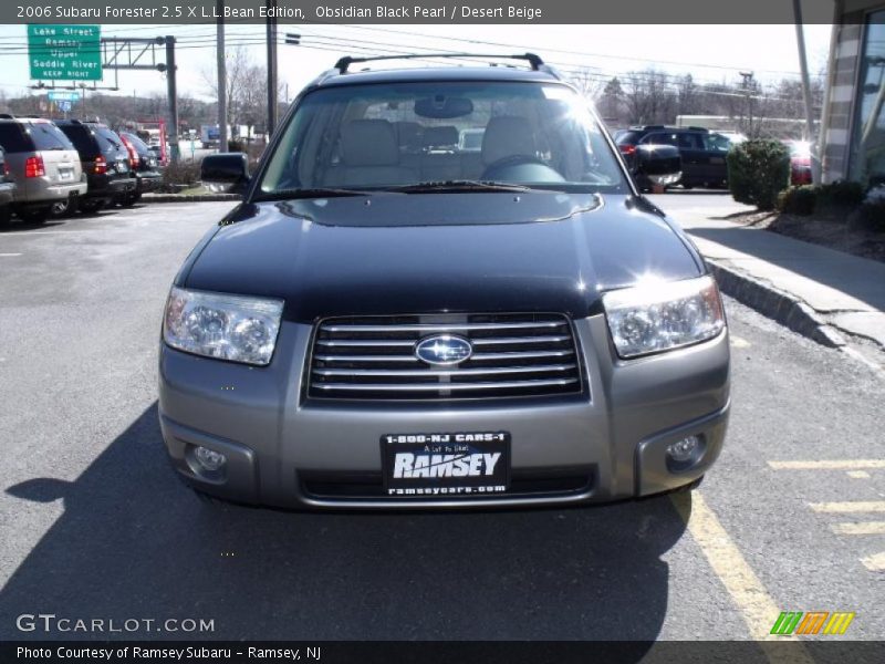 Obsidian Black Pearl / Desert Beige 2006 Subaru Forester 2.5 X L.L.Bean Edition