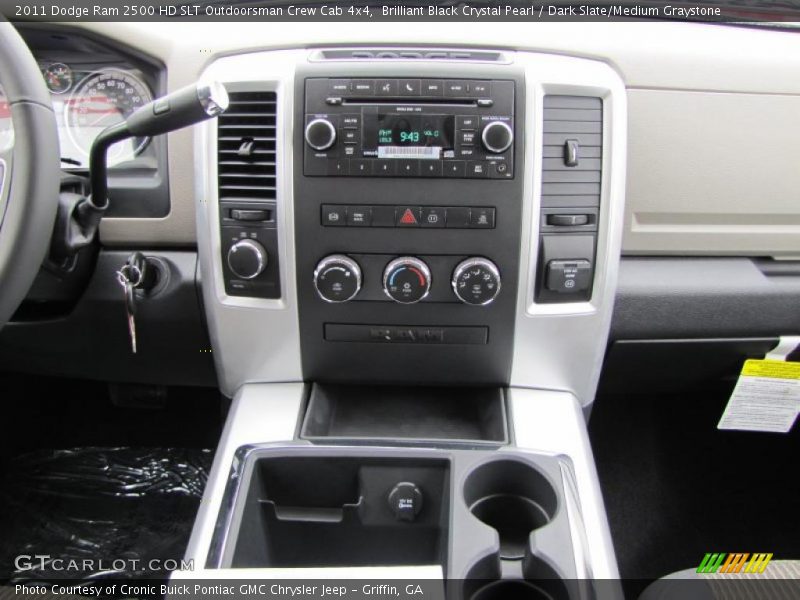 Controls of 2011 Ram 2500 HD SLT Outdoorsman Crew Cab 4x4