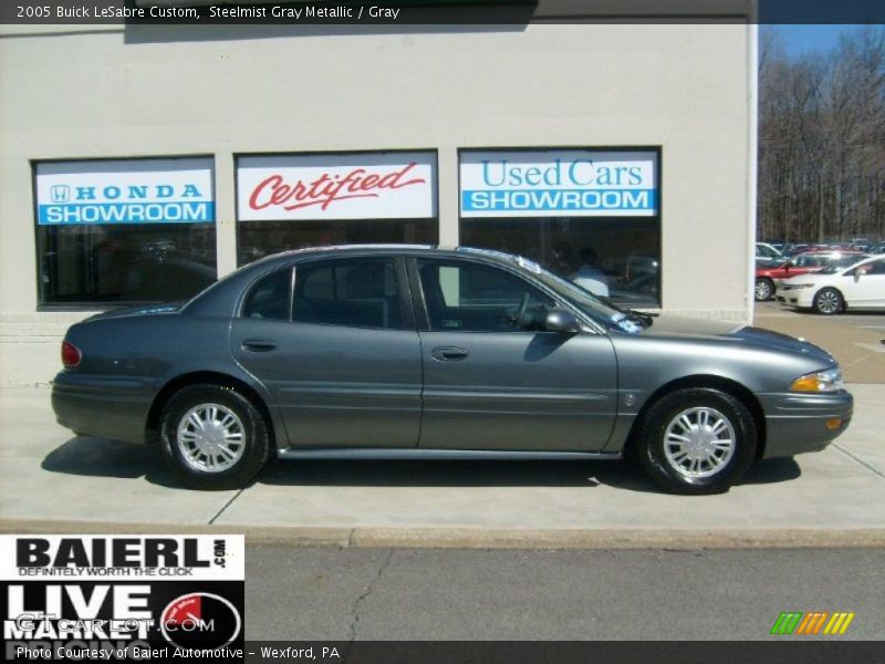 Steelmist Gray Metallic / Gray 2005 Buick LeSabre Custom
