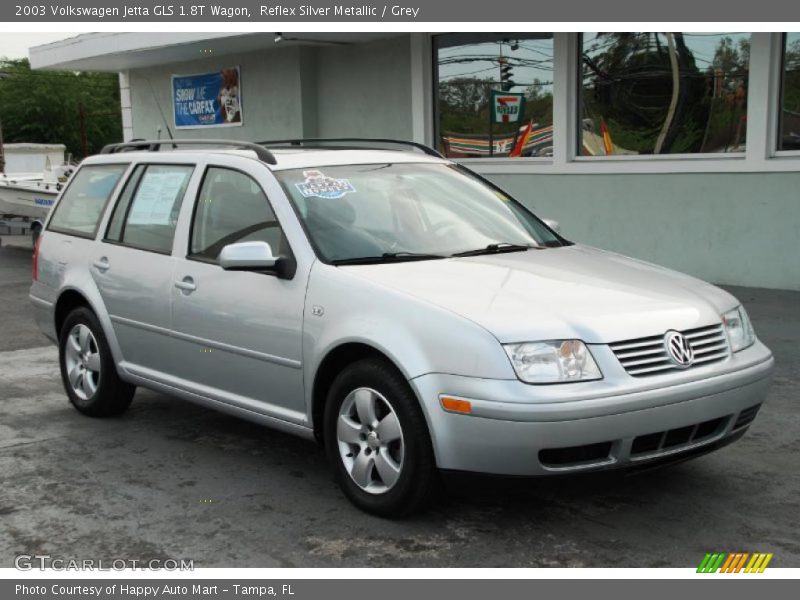 Reflex Silver Metallic / Grey 2003 Volkswagen Jetta GLS 1.8T Wagon