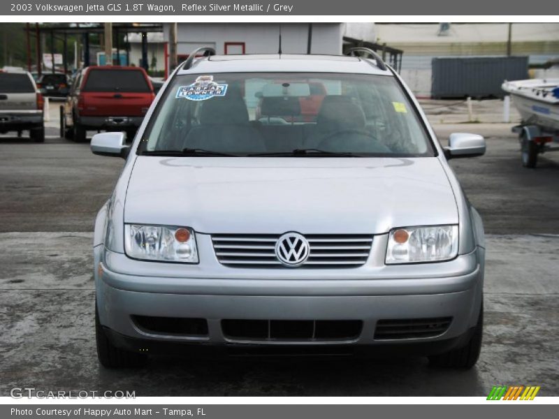 Reflex Silver Metallic / Grey 2003 Volkswagen Jetta GLS 1.8T Wagon