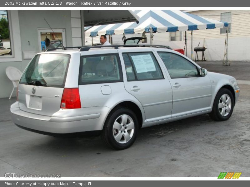 Reflex Silver Metallic / Grey 2003 Volkswagen Jetta GLS 1.8T Wagon