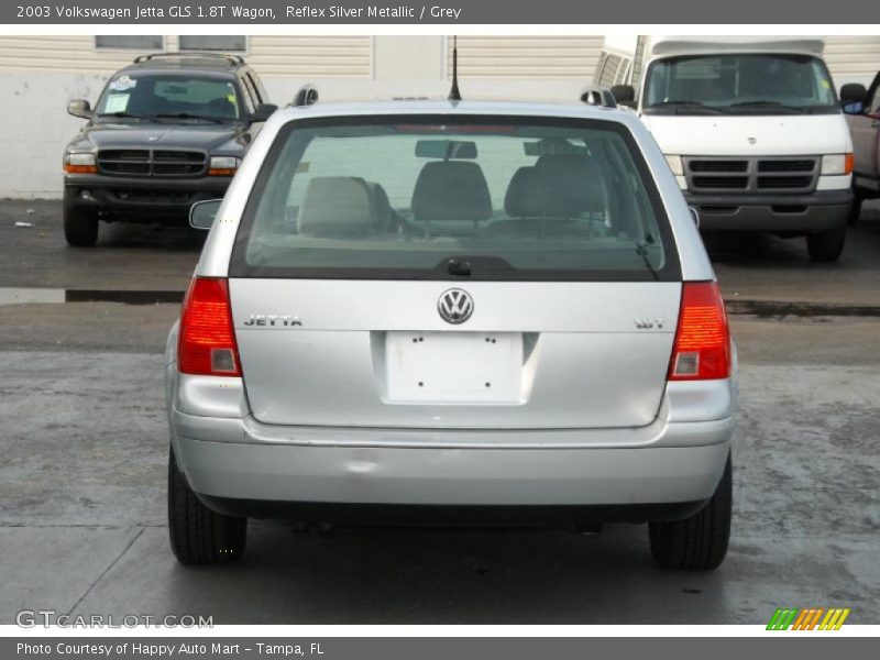 Reflex Silver Metallic / Grey 2003 Volkswagen Jetta GLS 1.8T Wagon