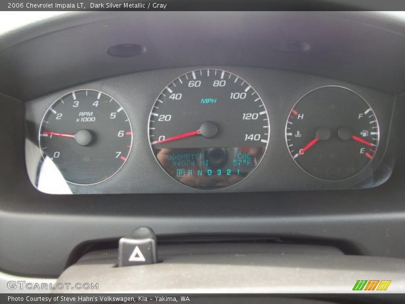Dark Silver Metallic / Gray 2006 Chevrolet Impala LT