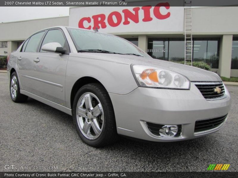 Silverstone Metallic / Titanium Gray 2007 Chevrolet Malibu LTZ Sedan