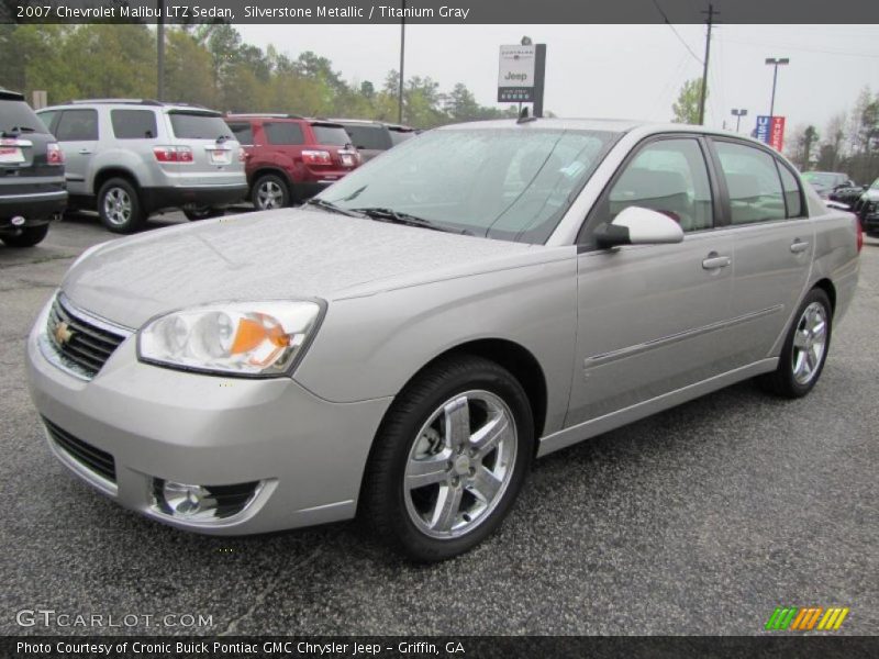 Silverstone Metallic / Titanium Gray 2007 Chevrolet Malibu LTZ Sedan