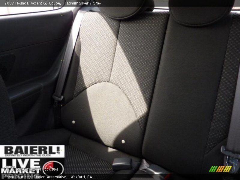 Platinum Silver / Gray 2007 Hyundai Accent GS Coupe