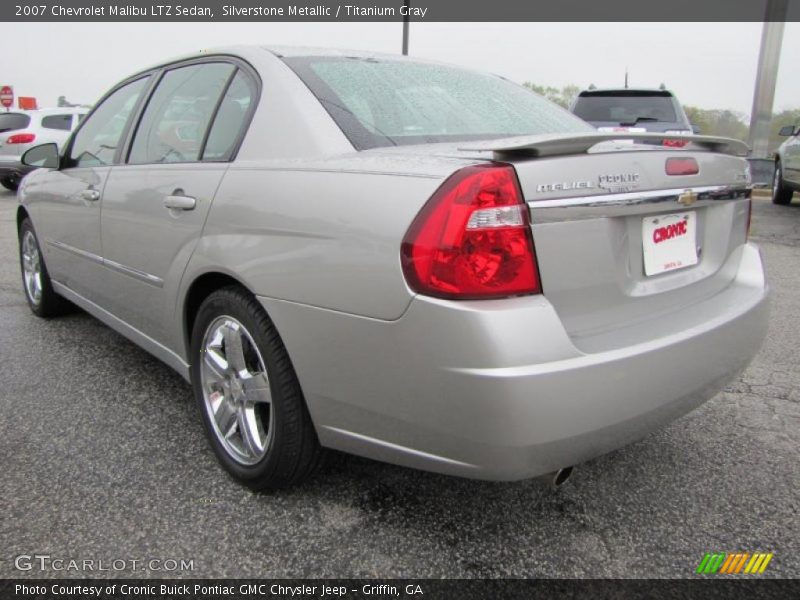 Silverstone Metallic / Titanium Gray 2007 Chevrolet Malibu LTZ Sedan
