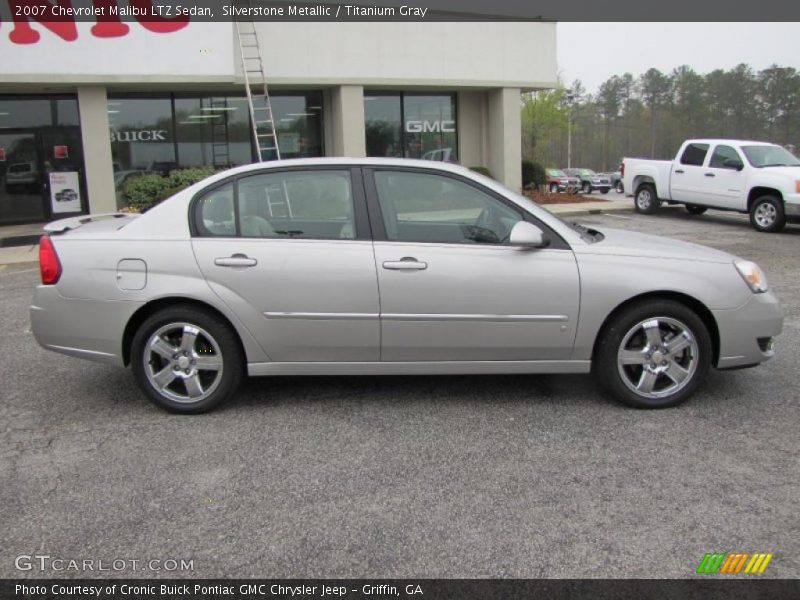Silverstone Metallic / Titanium Gray 2007 Chevrolet Malibu LTZ Sedan