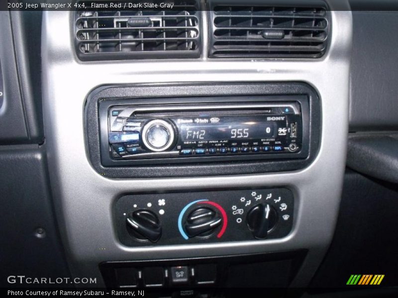 Flame Red / Dark Slate Gray 2005 Jeep Wrangler X 4x4