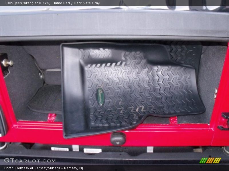 Flame Red / Dark Slate Gray 2005 Jeep Wrangler X 4x4