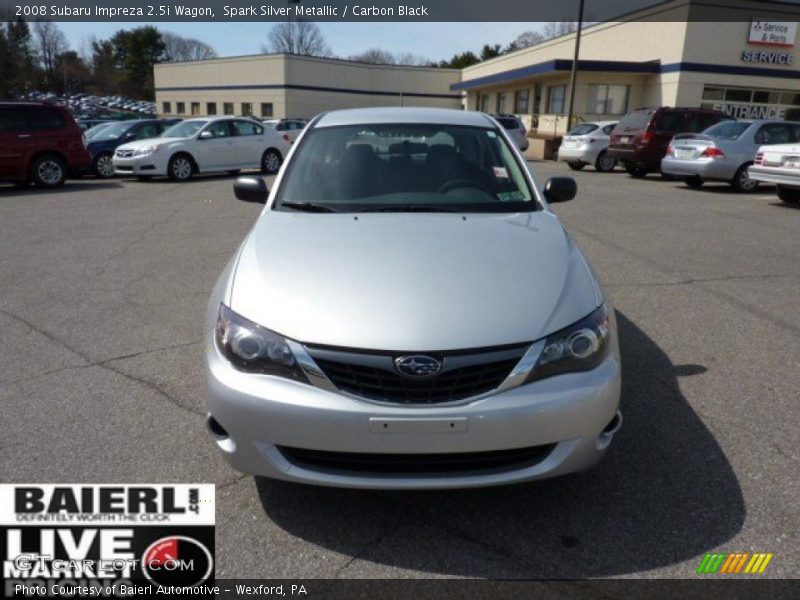 Spark Silver Metallic / Carbon Black 2008 Subaru Impreza 2.5i Wagon