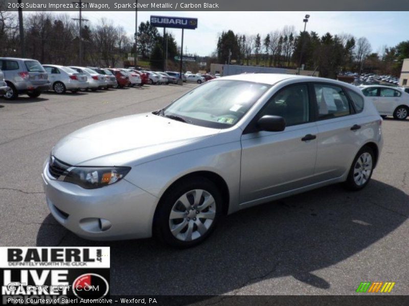 Spark Silver Metallic / Carbon Black 2008 Subaru Impreza 2.5i Wagon