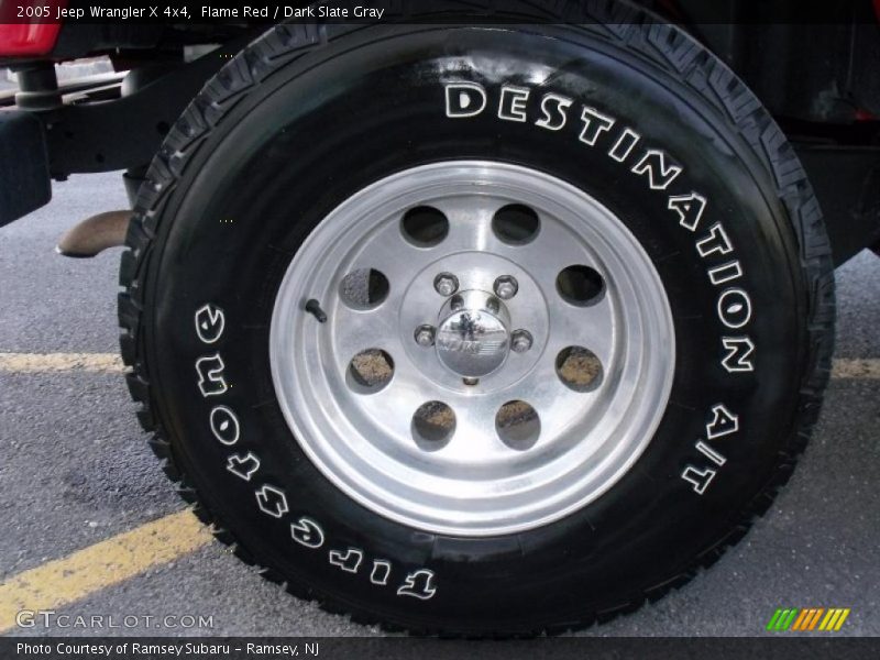 Flame Red / Dark Slate Gray 2005 Jeep Wrangler X 4x4