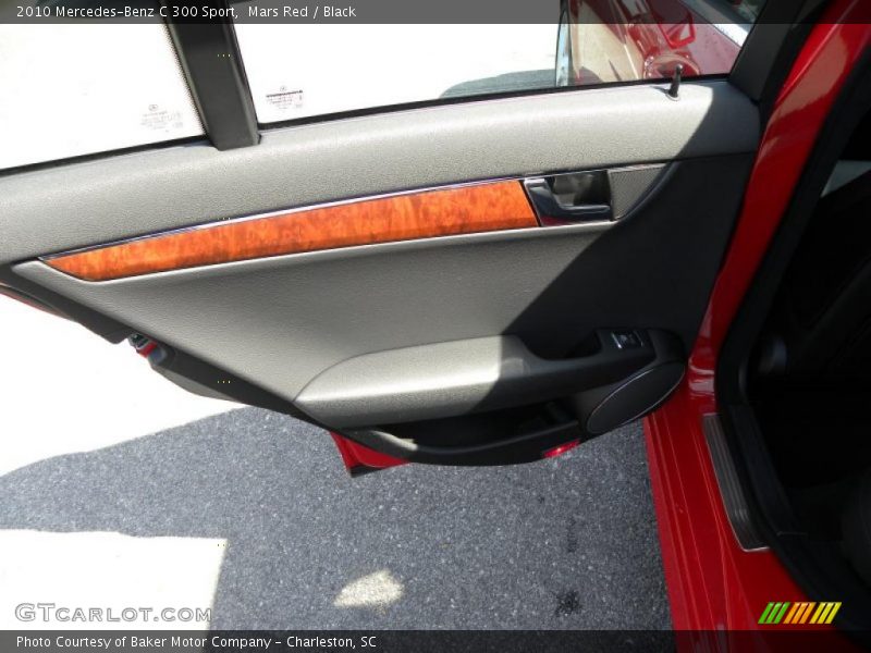 Mars Red / Black 2010 Mercedes-Benz C 300 Sport