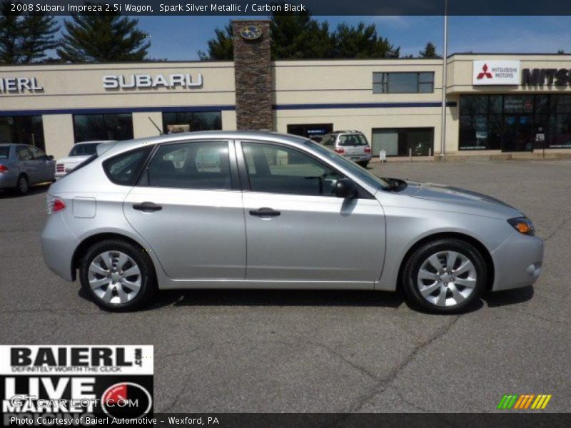 Spark Silver Metallic / Carbon Black 2008 Subaru Impreza 2.5i Wagon